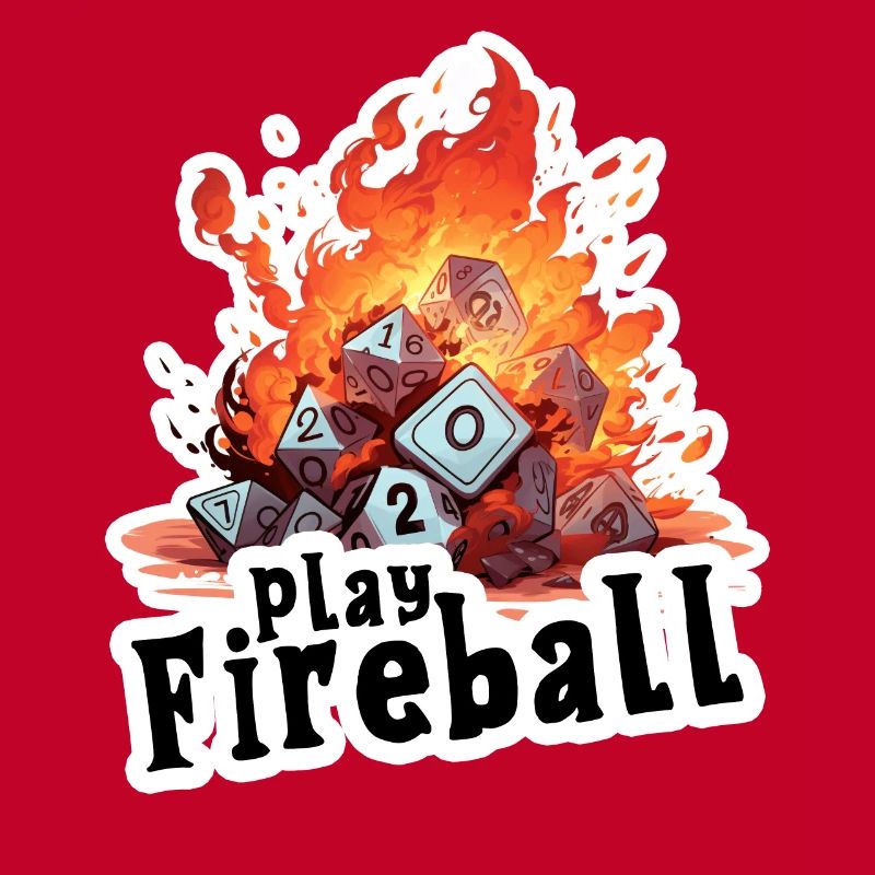 Exaggerated Fireball – Cube Chaos RPG