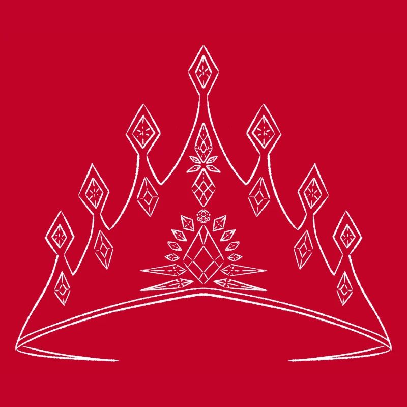 Elegant crown with geometric pattern