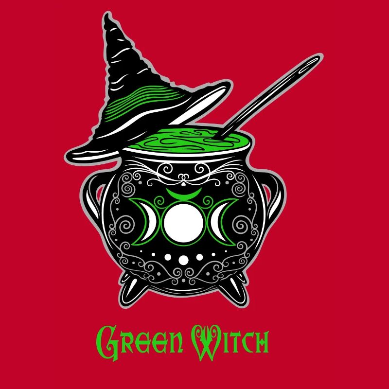Cauldron Witch Green Witch Cauldron