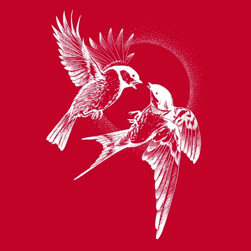 Inversion de combat d’oiseaux