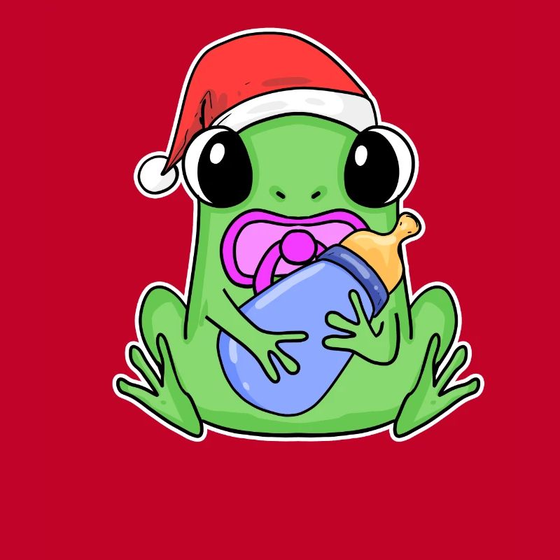 Grenouille bébé Noël