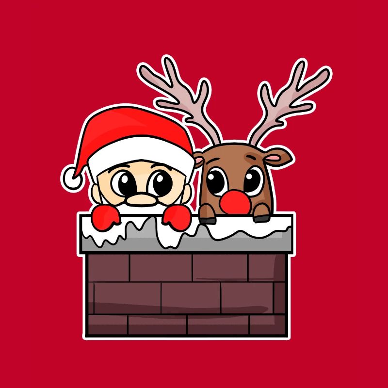 Weihnachtsmann Reh