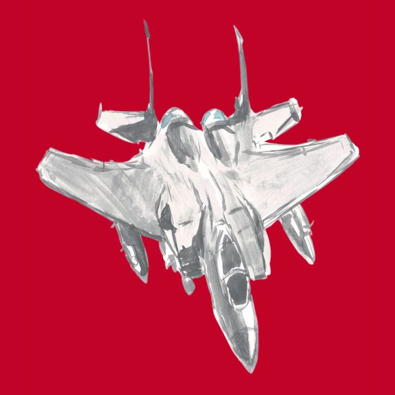 F15-Jagdflugzeugpilot-Luftfahrtshirt-Geschenkidee