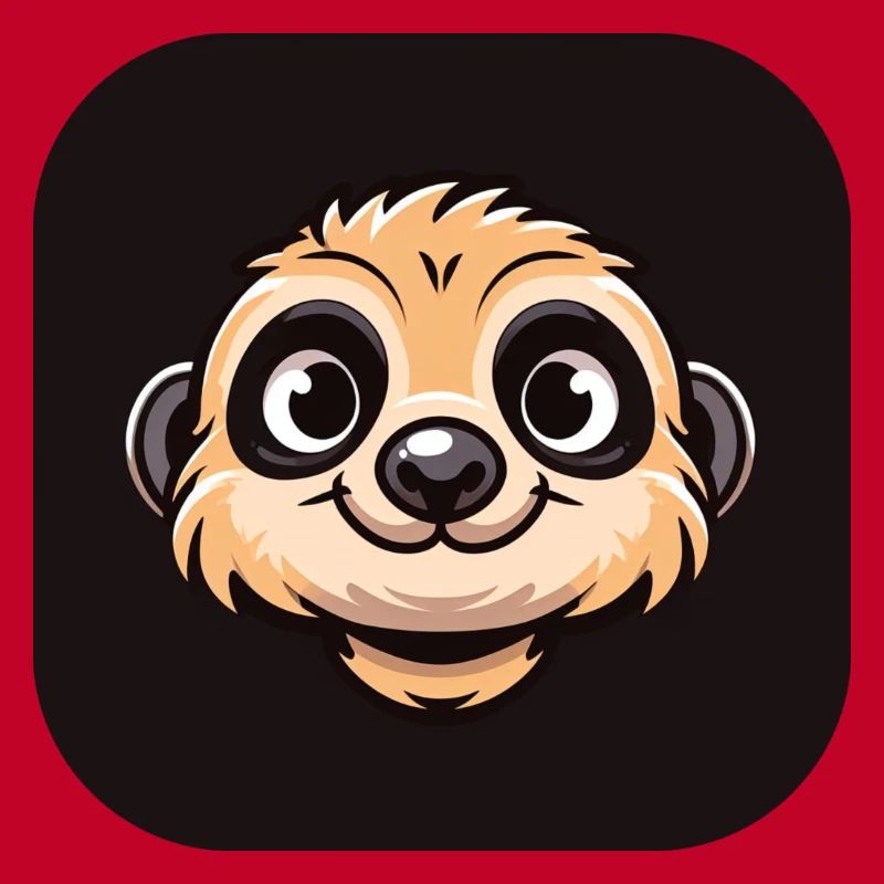 Comic Meerkat Head
