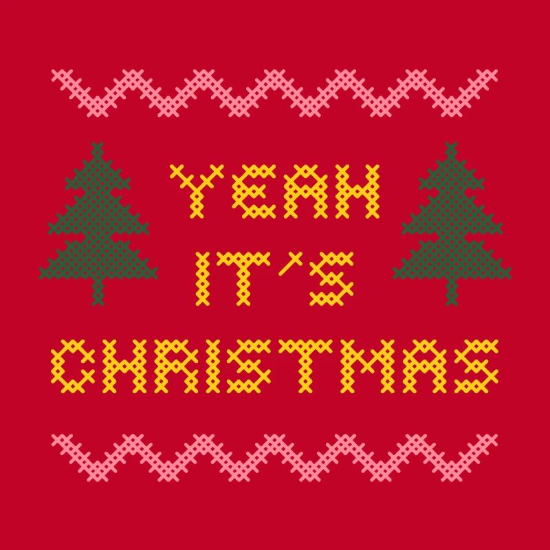 Christmas Cross Stitch Knit Pattern