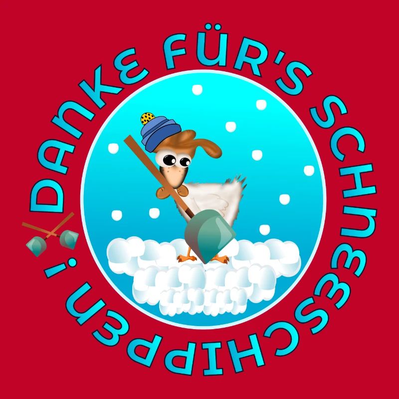 SCHNEESCHIPPEN - WINTER SCHNEE HÜHNER