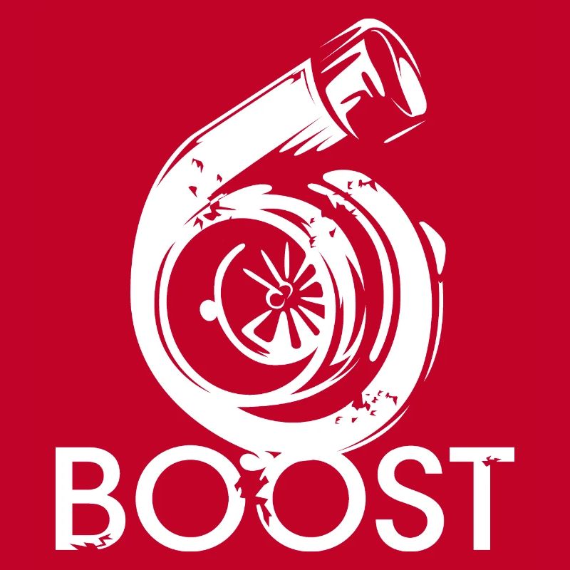 Boost Engine Icon Turbo Illustration Racing Tuner