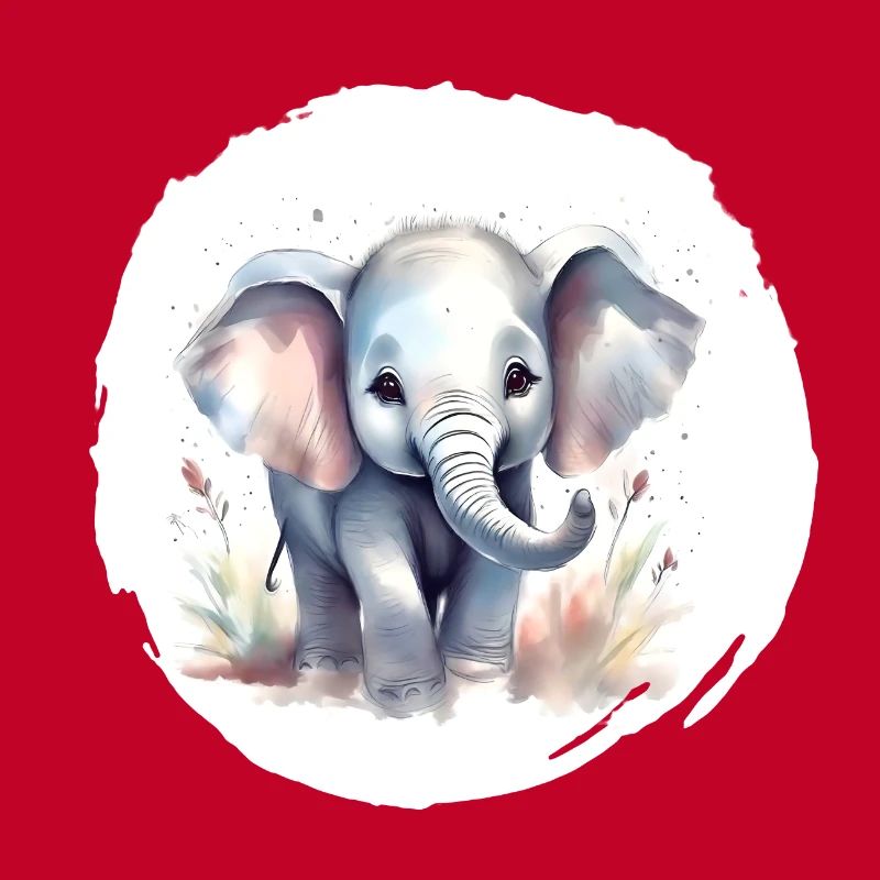 Aquarelle Éléphant