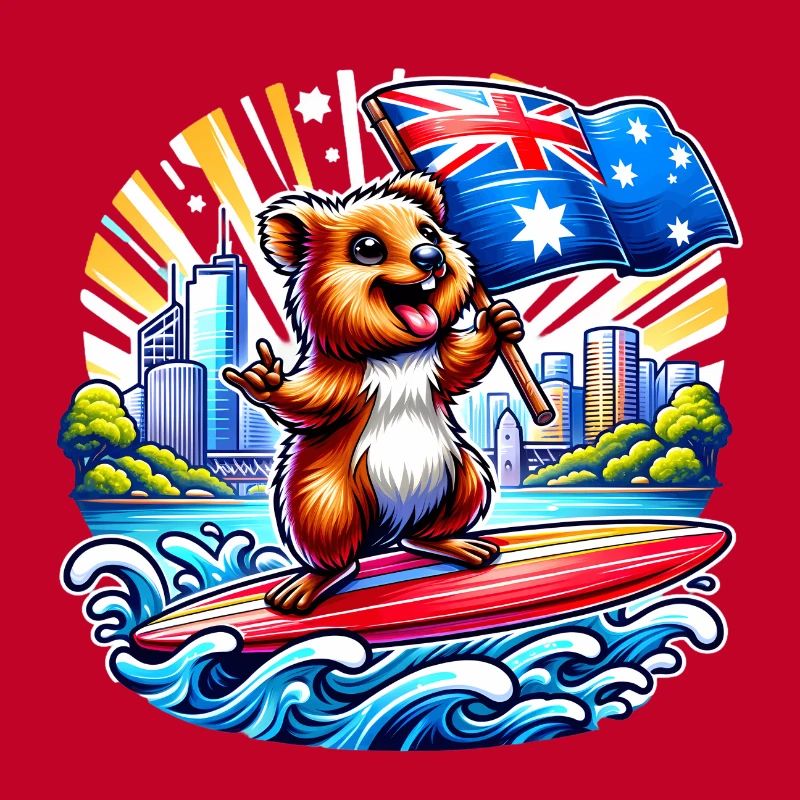 Design de surf australien Quokka