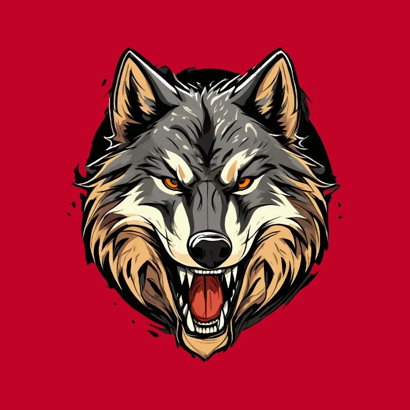 Wolfsgewitter Kopfprint