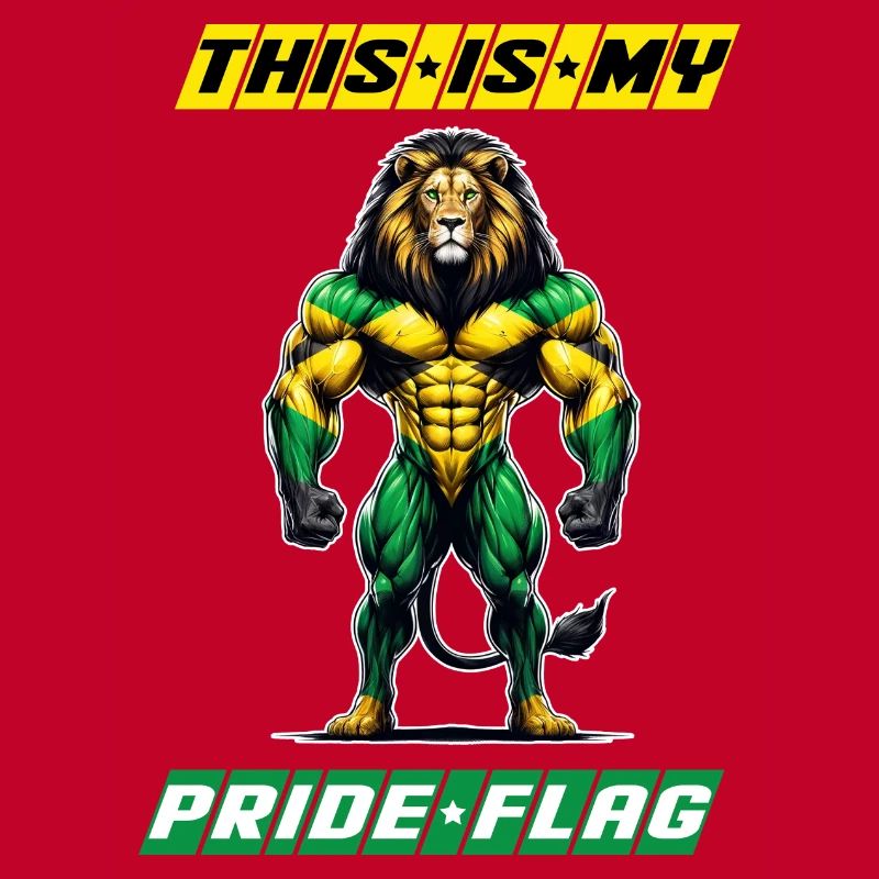 Les lions de la Jamaïque, c'est mon drapeau