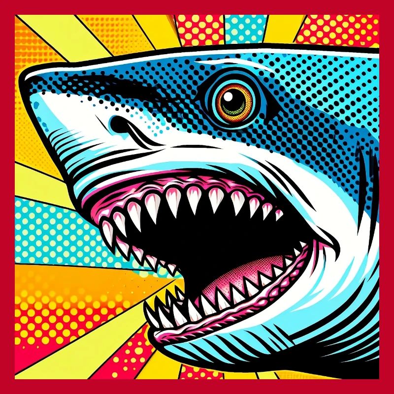 Requin Pop Art