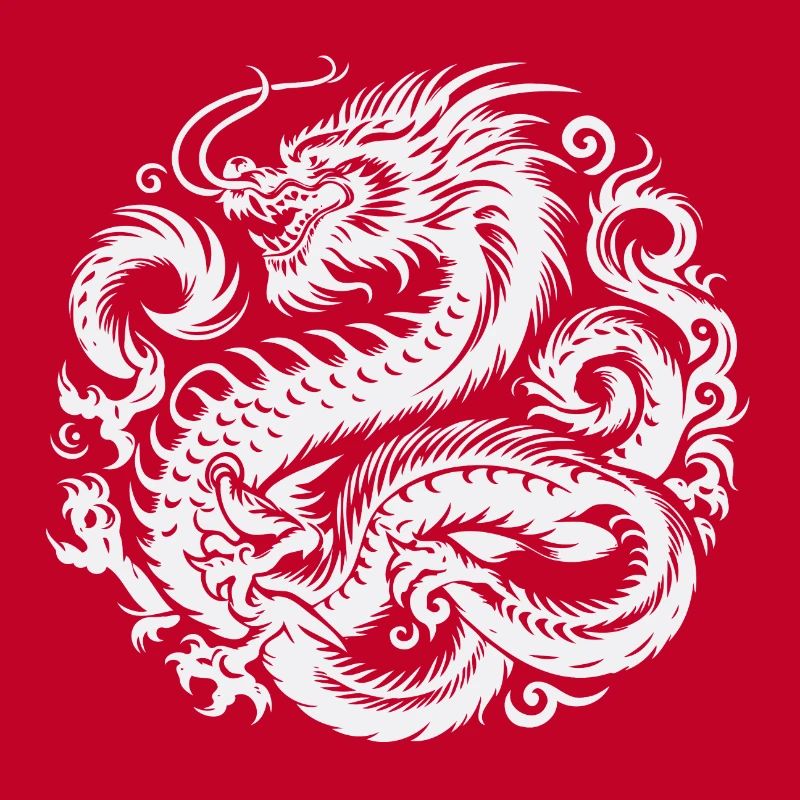Chinesisches Drachen-Tattoo