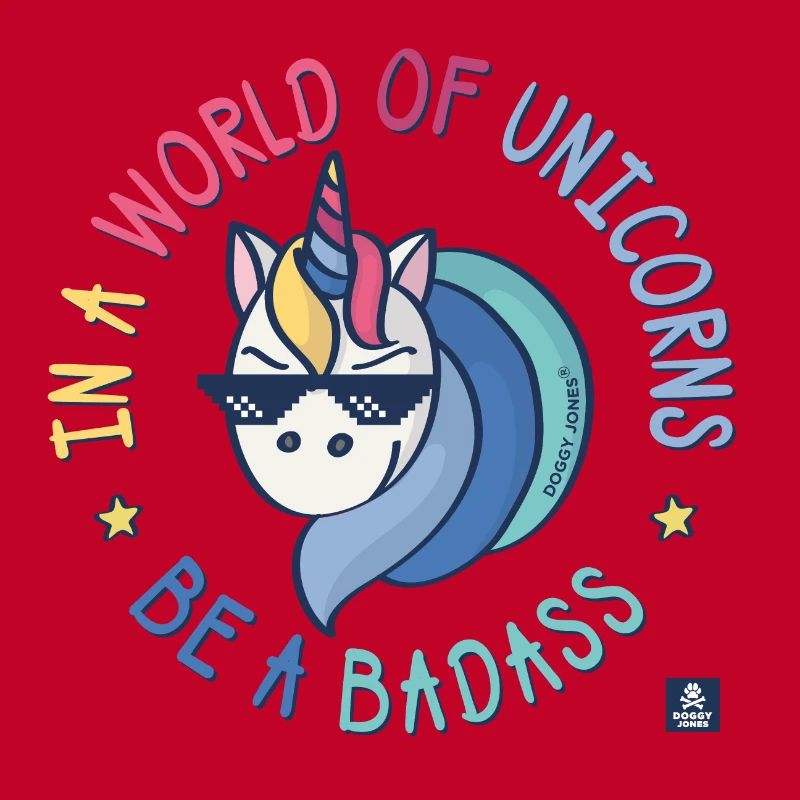 Badass-Einhorn
