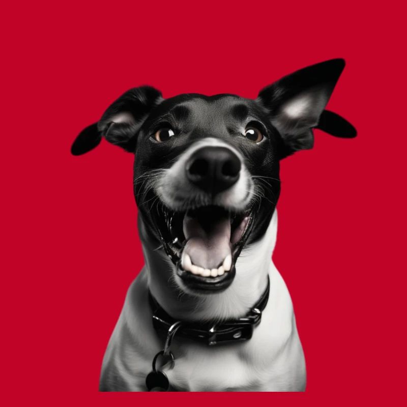 Portrait de chiot joueur