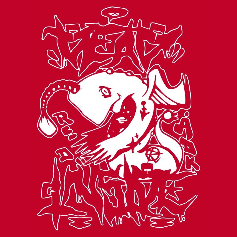 Conception de graffitis d’animaux rebelles