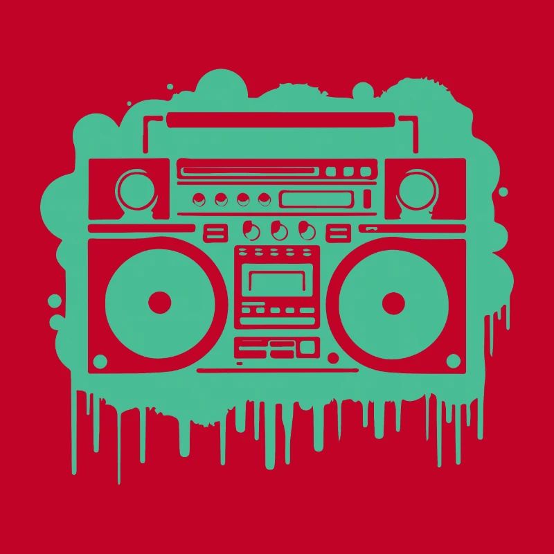 Cyan Boom Box (Seethrough)