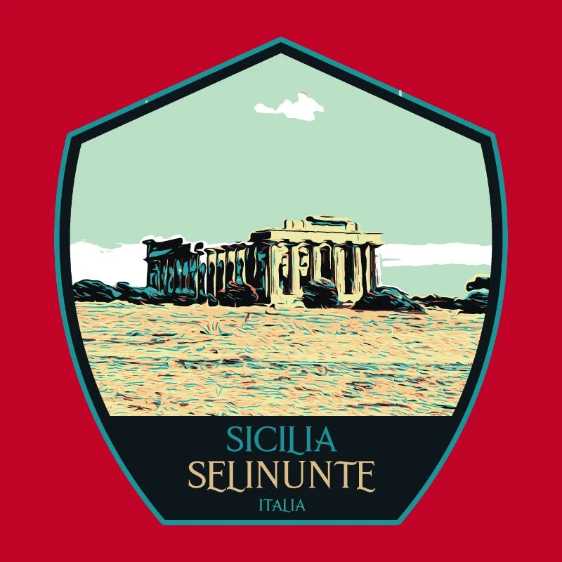 Illustration Temple Grec à Selinunte, Sicile
