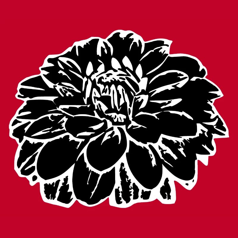 Fleur fleurs noires fleurs noires fleurs graphiques