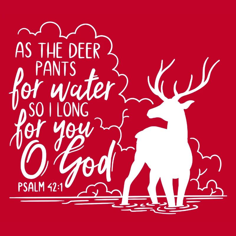 As the deer pants for water