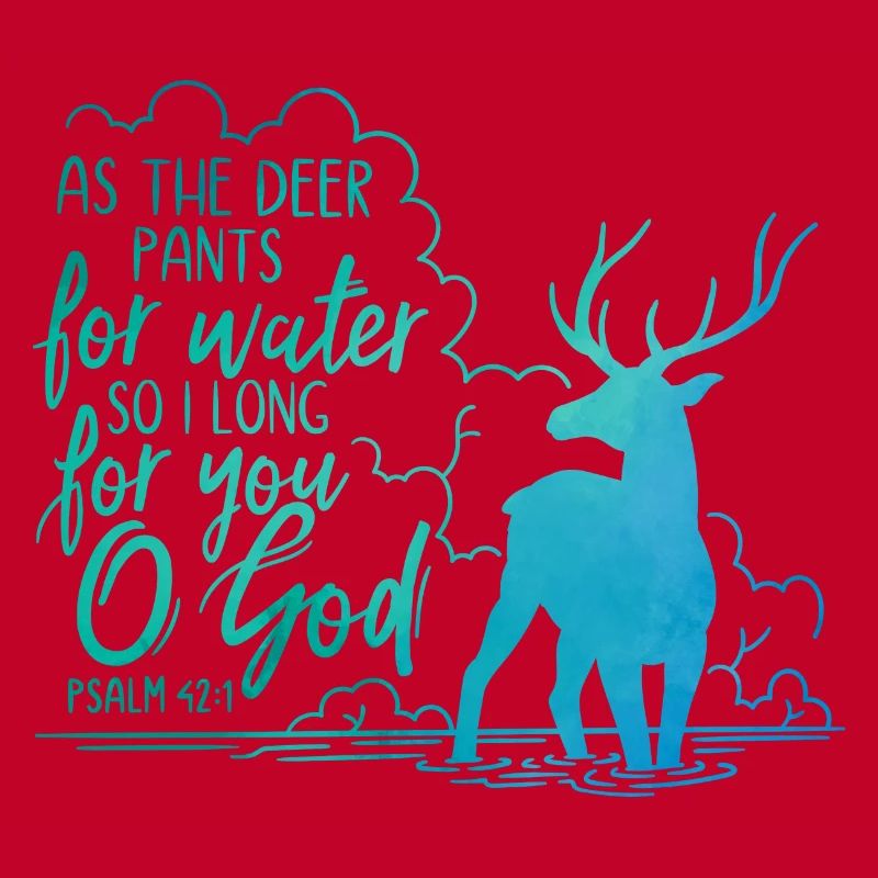 As the deer pants for water