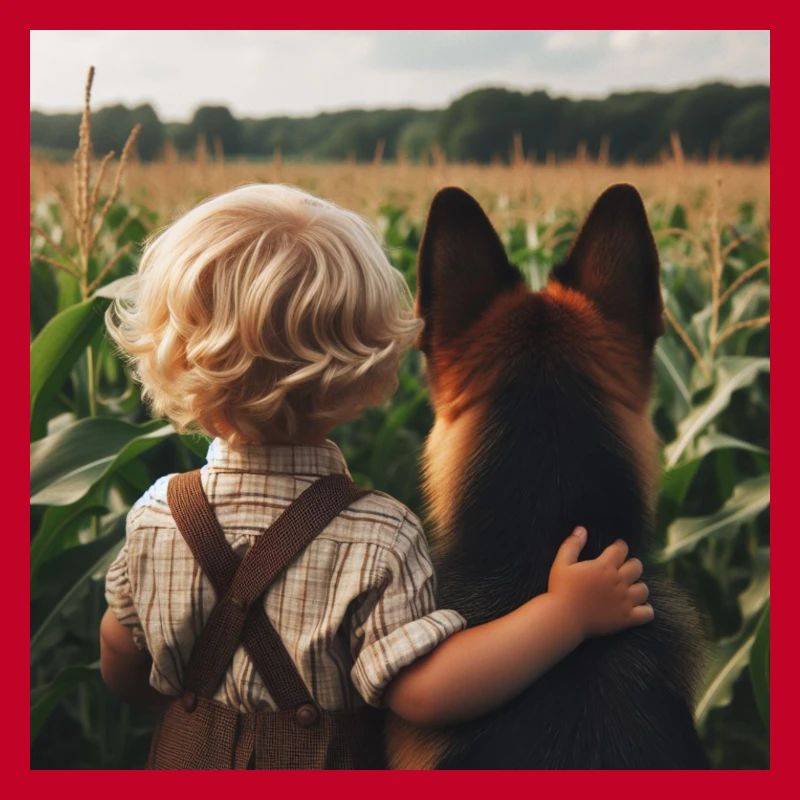 Deutscher Schäferhund Kunst