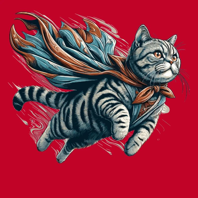 Super Katze Britisch Kurzhaar BKH getigert