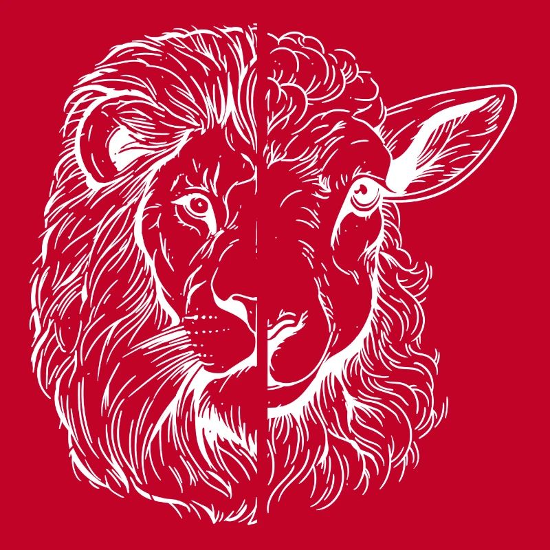Löwe und Lamm