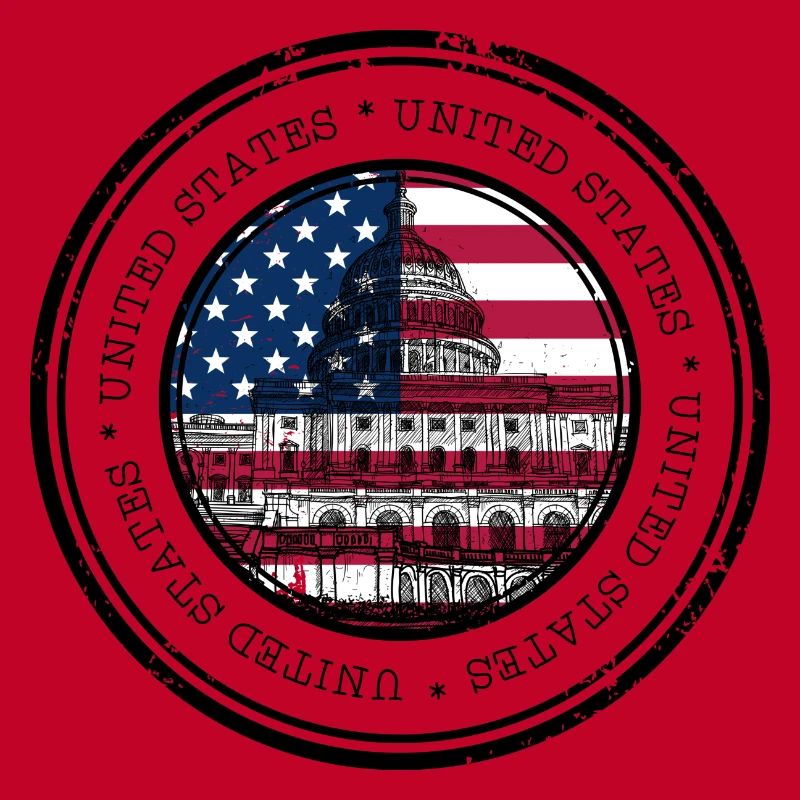 Drapeau du Capitole Cercle Emblème