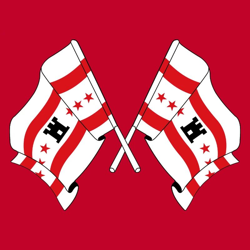 Deux drapeaux de la province de Drenthe