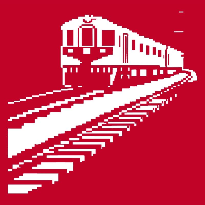 Eisenbahn Pixelkunst