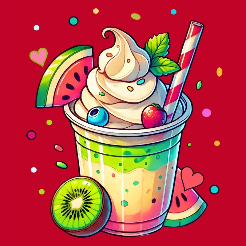 exotic fruity dreams:summer milkshake