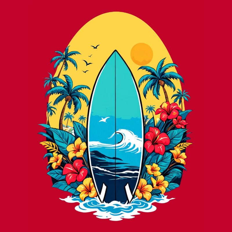Planche de surf élégante