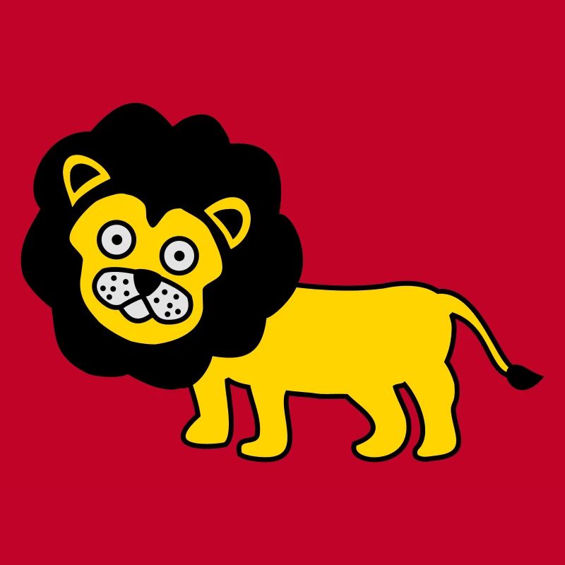Lion as a children's design