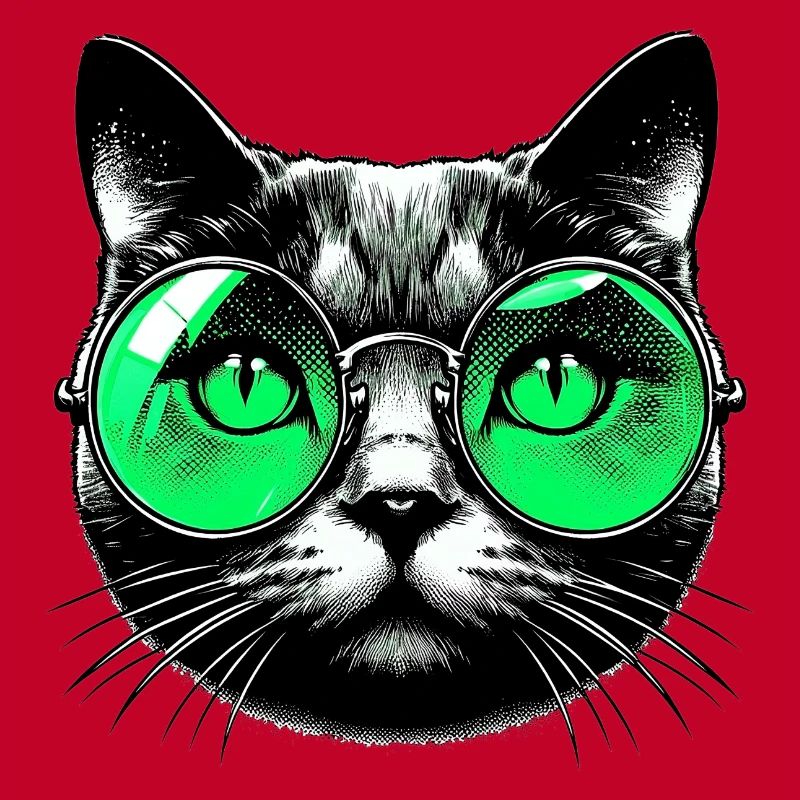 Puss with Glasses