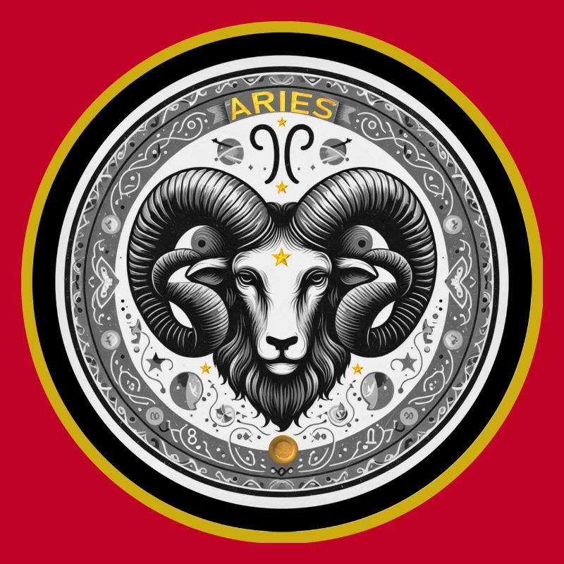 Widder Zodiac Sternzeichen Widder Ornament