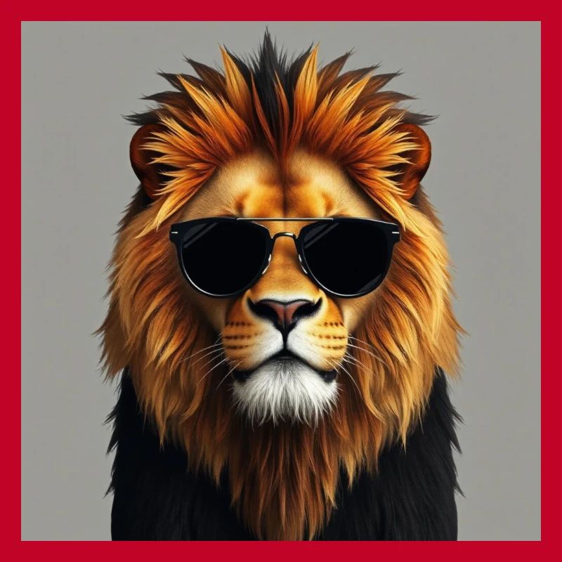 Lion stylé