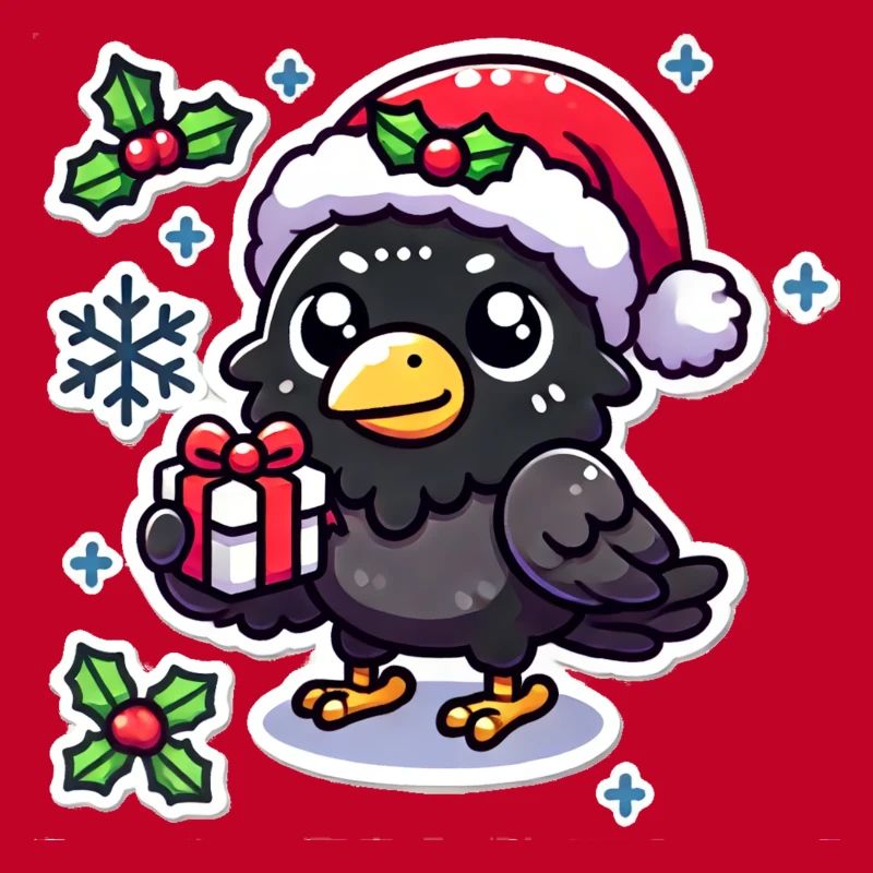 Méfait festif du corbeau