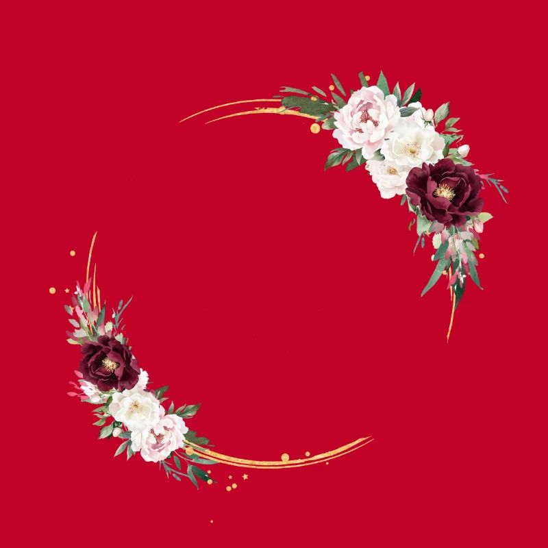 Flower circle customizable