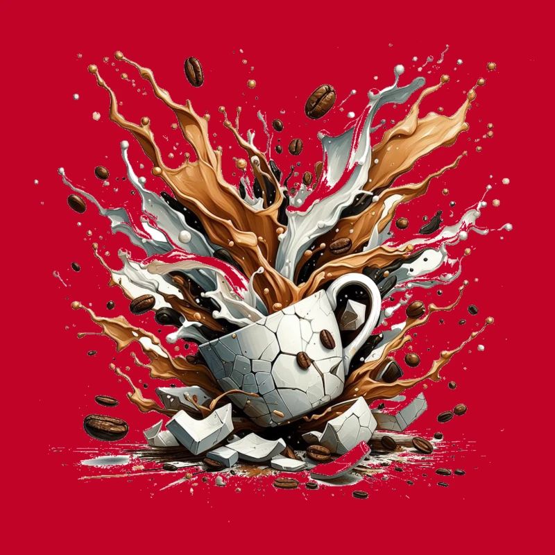 Exploded Coffee - 100% Caffeine