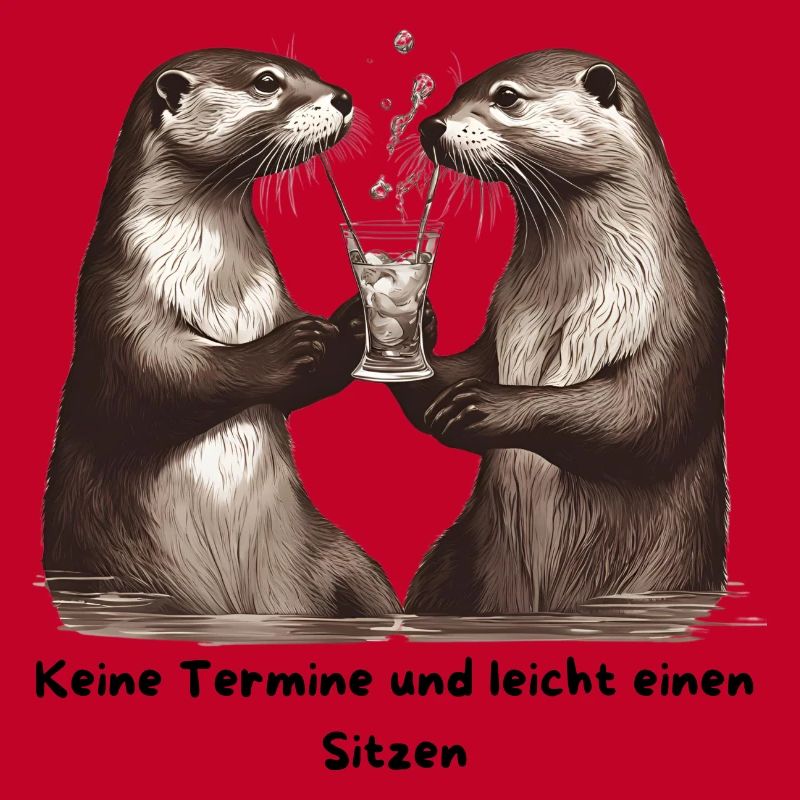 Otterfreunde Prost am Trinkglas