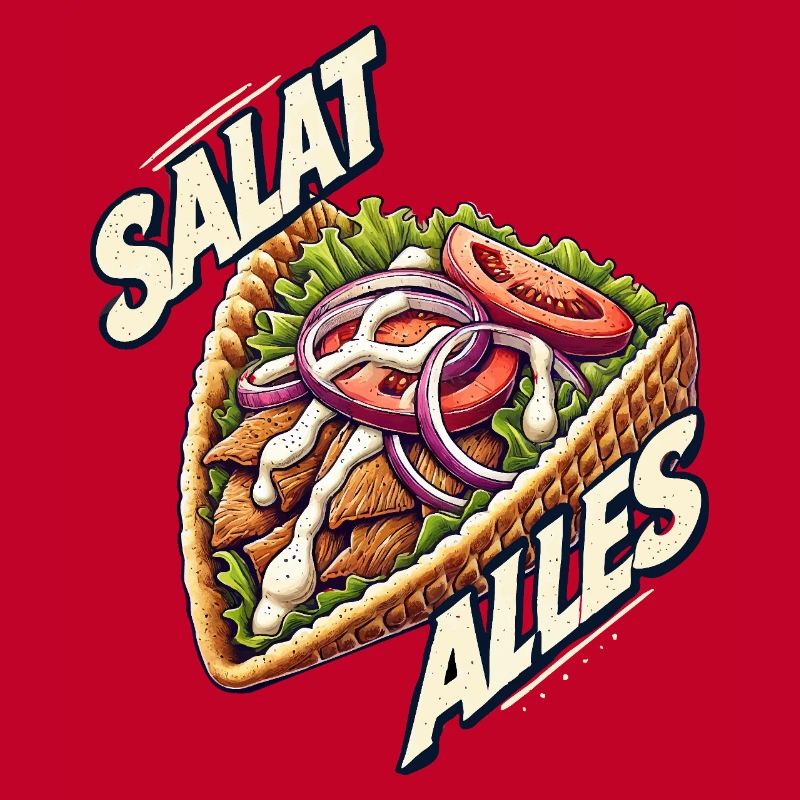 Salad Everything – Chemise Kebab drôle