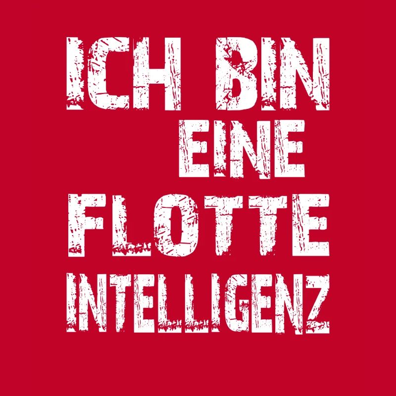 KI Spruch Ich bin eine flotte Intelligenz