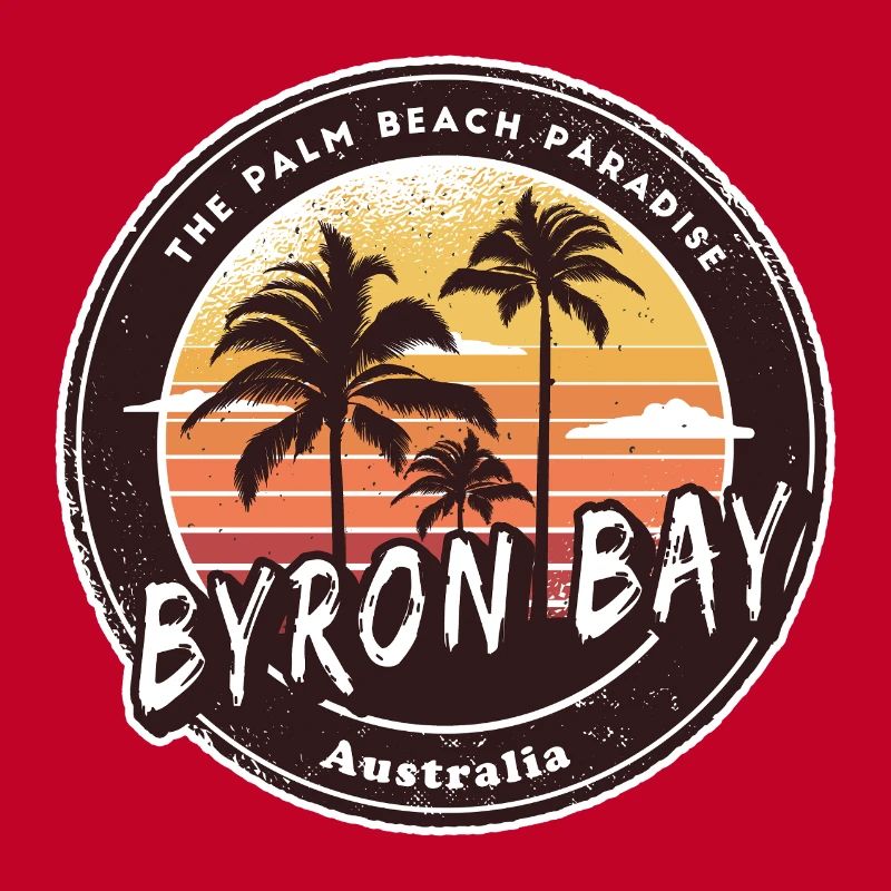 Byron Bay Australie Palmiers Plage Design