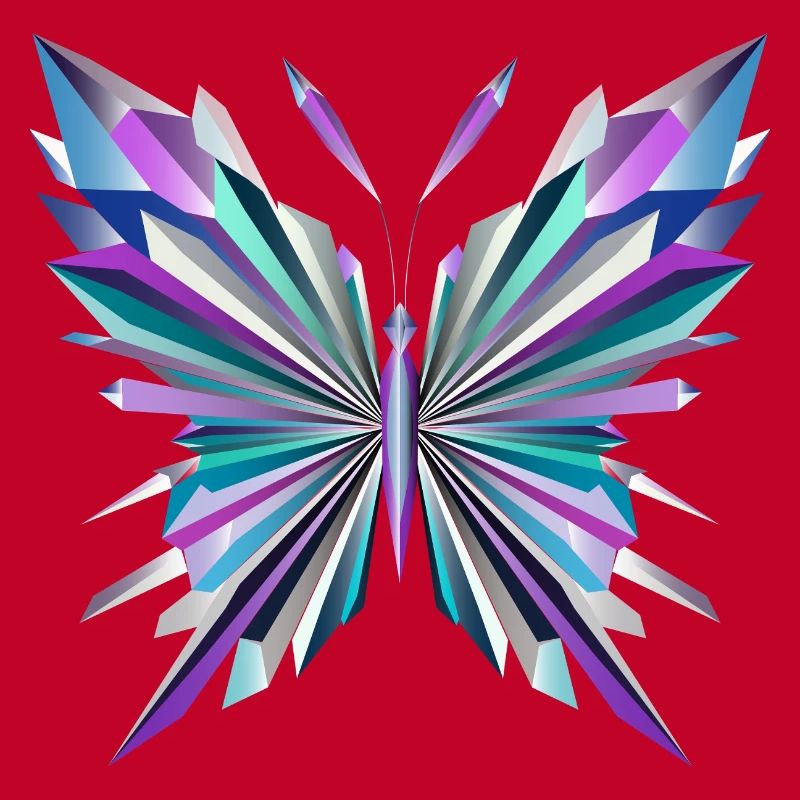 Fascinating geometry – abstract butterfly