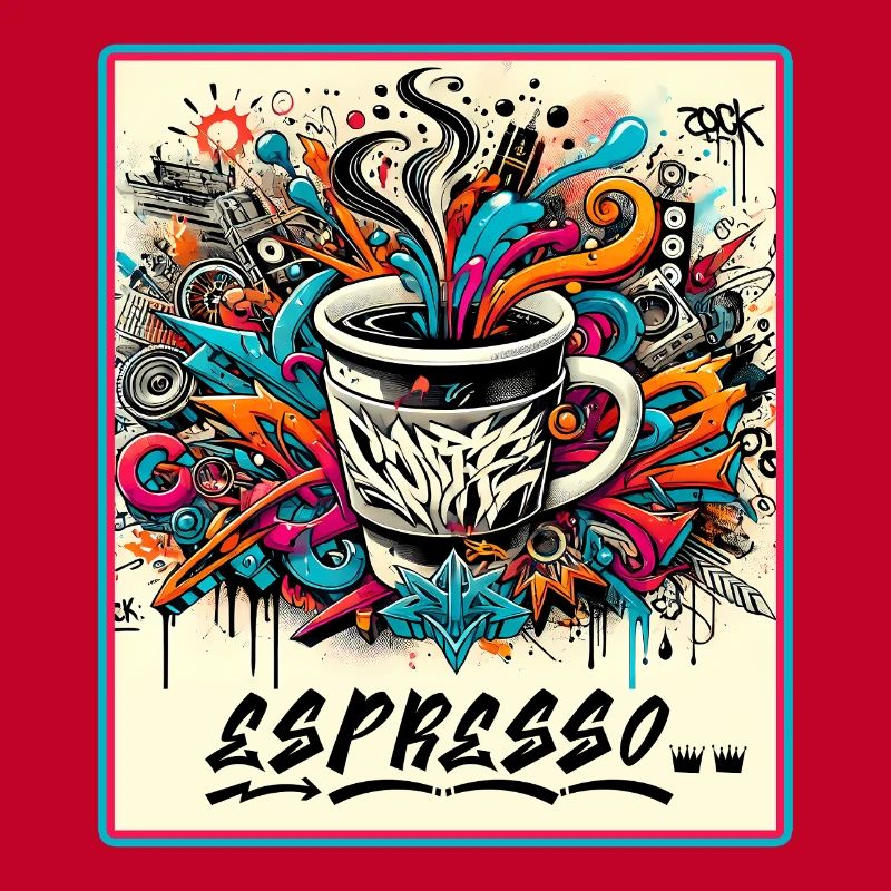 Espresso Graffiti Kaffee Design
