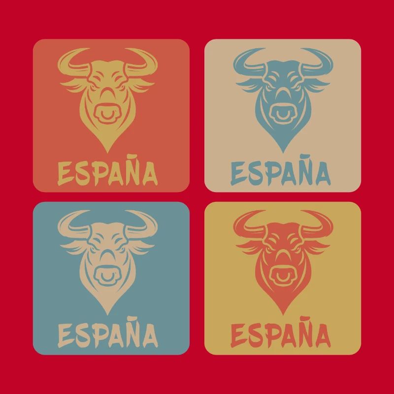 Spanien Stier Vintage Design