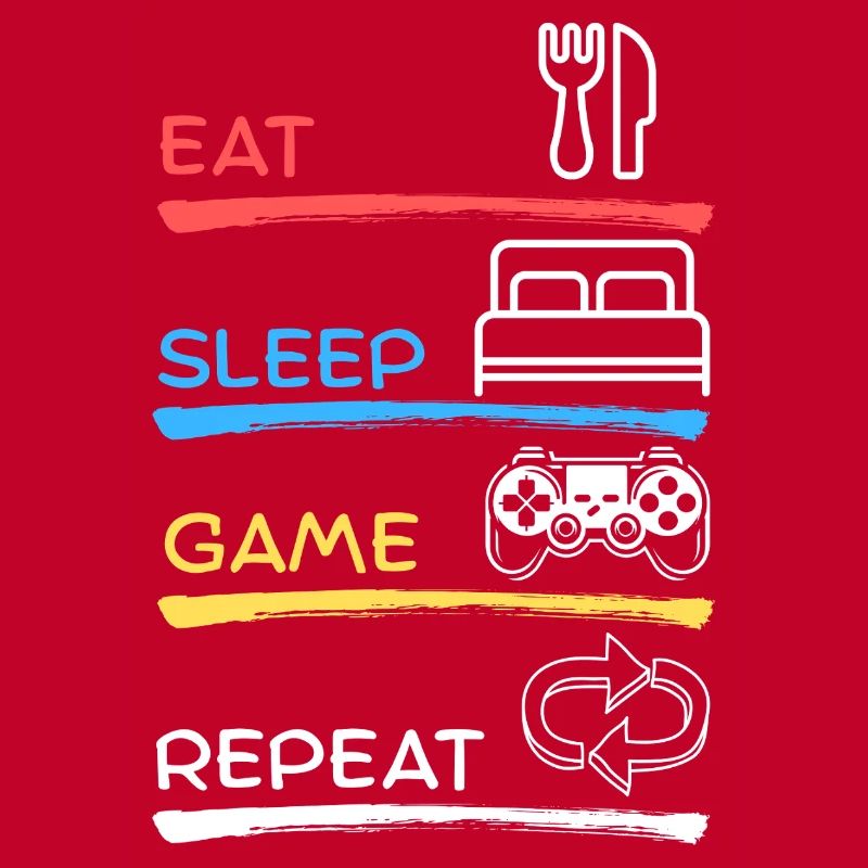 Manger dormir jeu Répéter