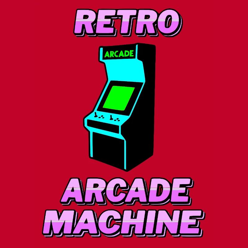 Retro arcade machine