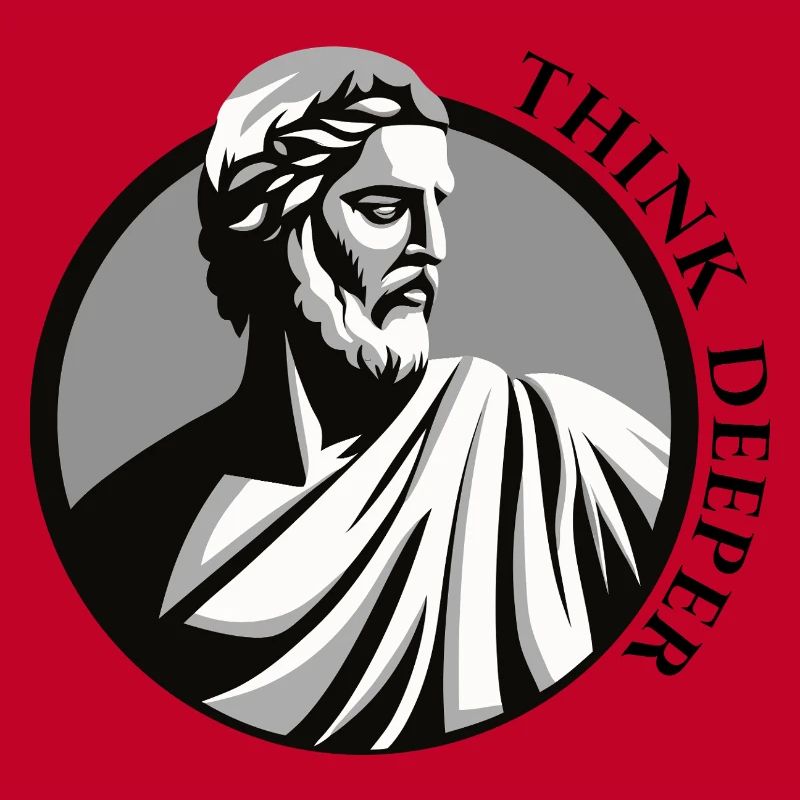 Classic Greek Philosopher | "Think Deeper" | Stoic